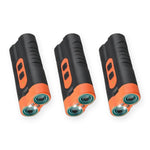 Fellyra RuheHeld Ultraschall Hundetrainer 3er-Set Antibell Handgerät mit LED